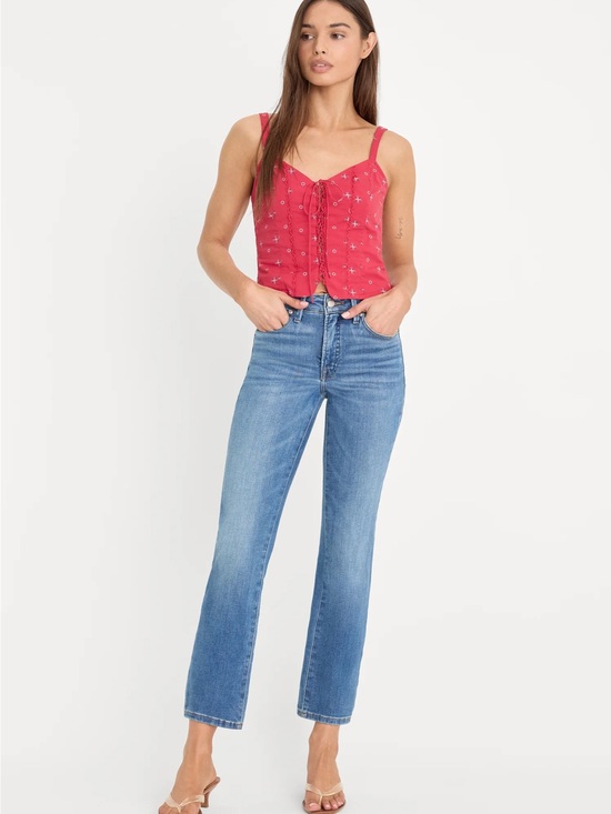 Denim - NWT Good American Dolly Joleans Straight Jeans